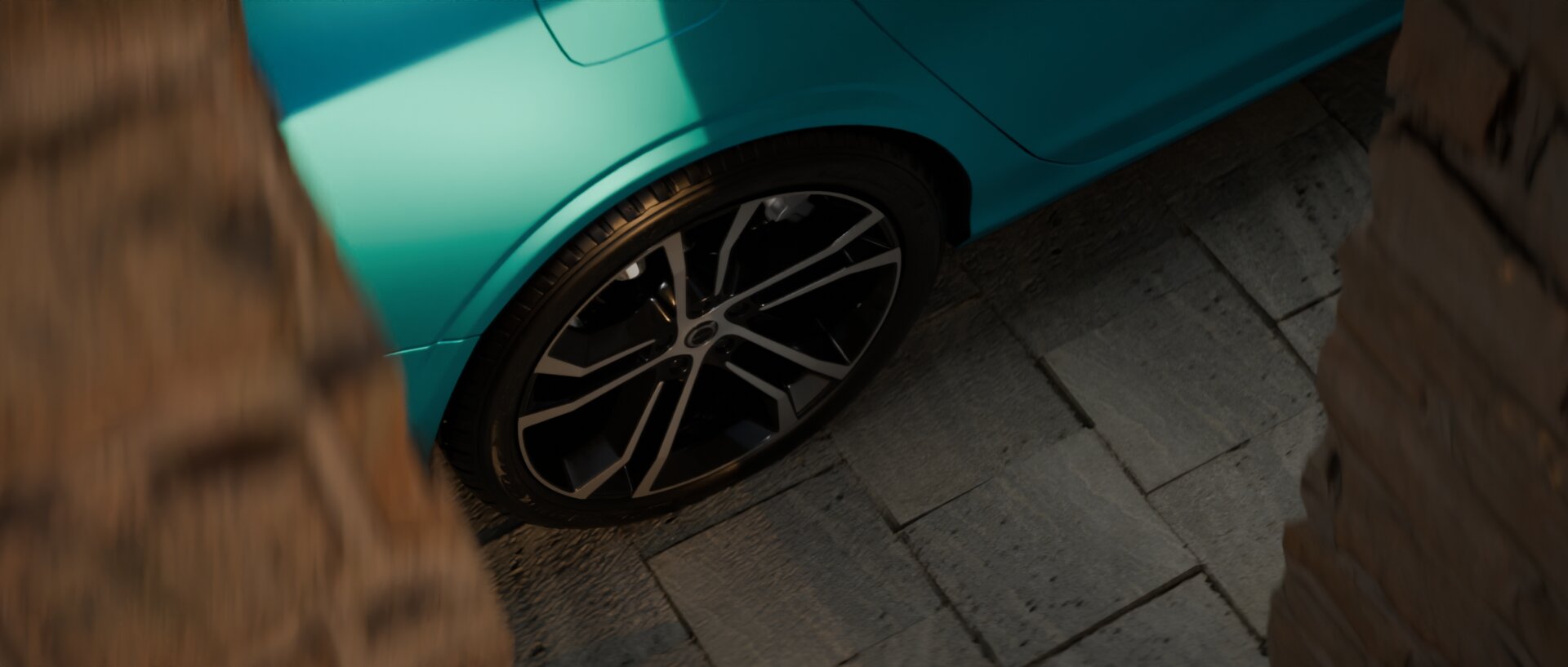Volvo — Detailaufnahme des Rads